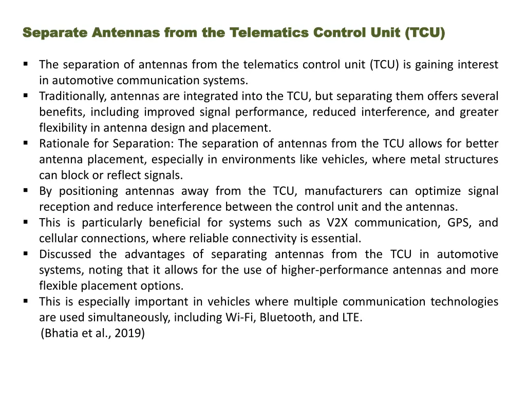 separate separate antennas