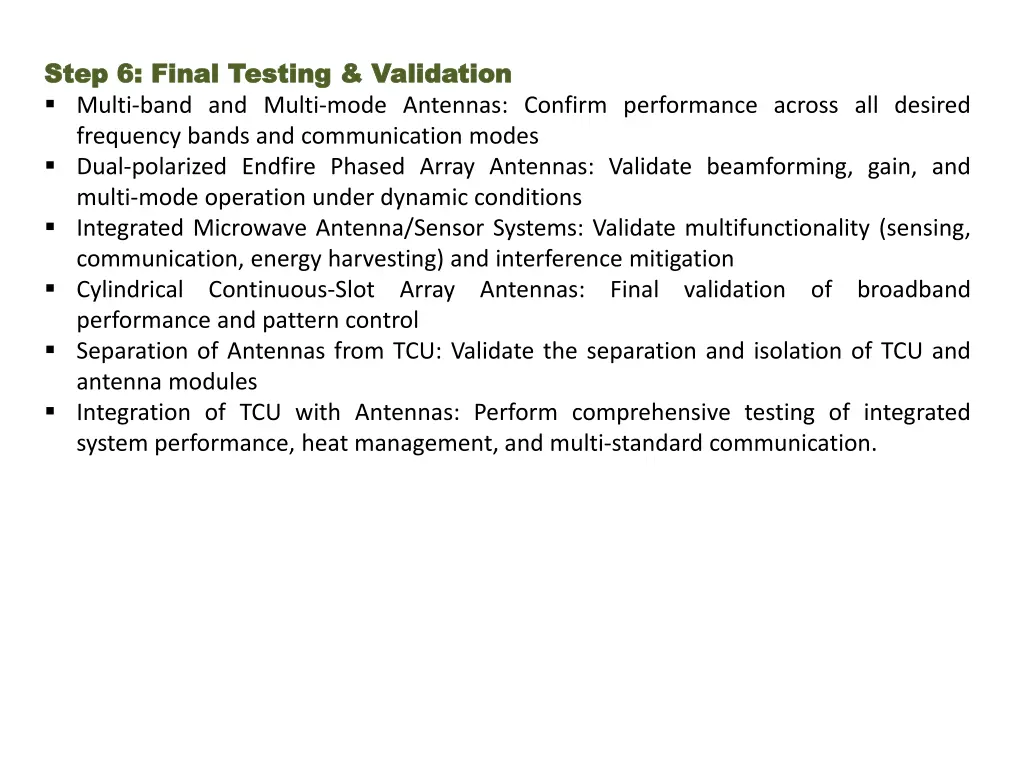 step step 6 6 final multi band and multi mode