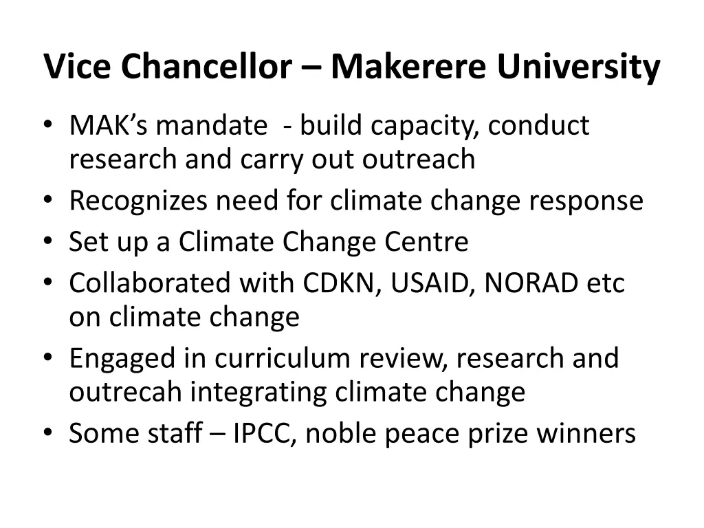 vice chancellor makerere university
