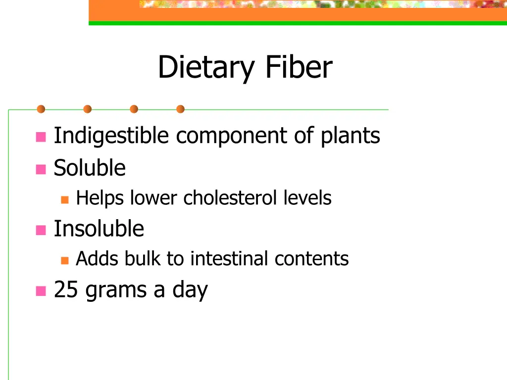dietary fiber