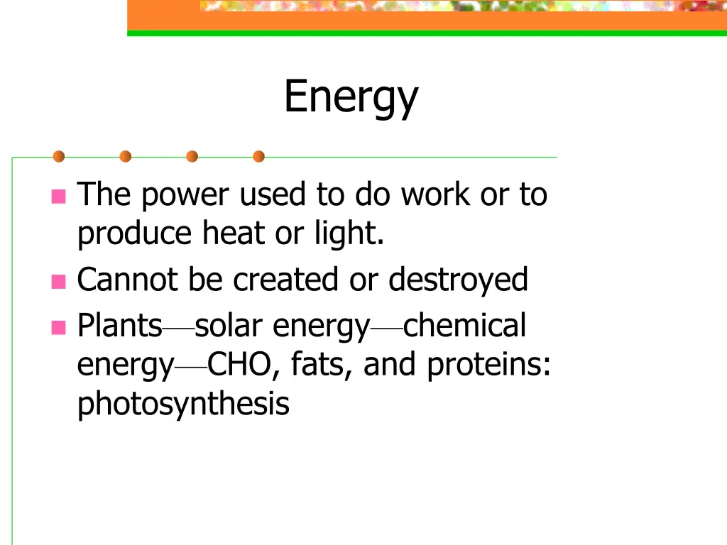 energy