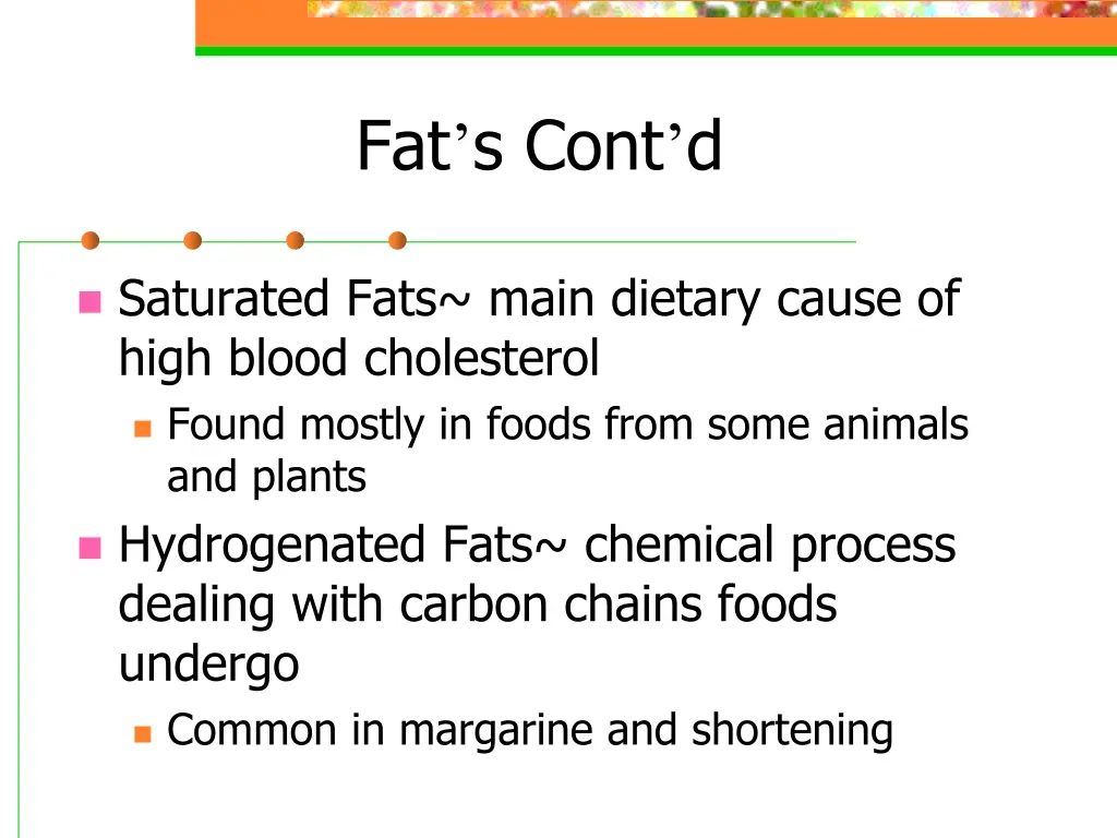fat s cont d