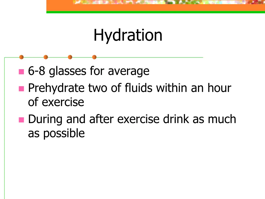 hydration