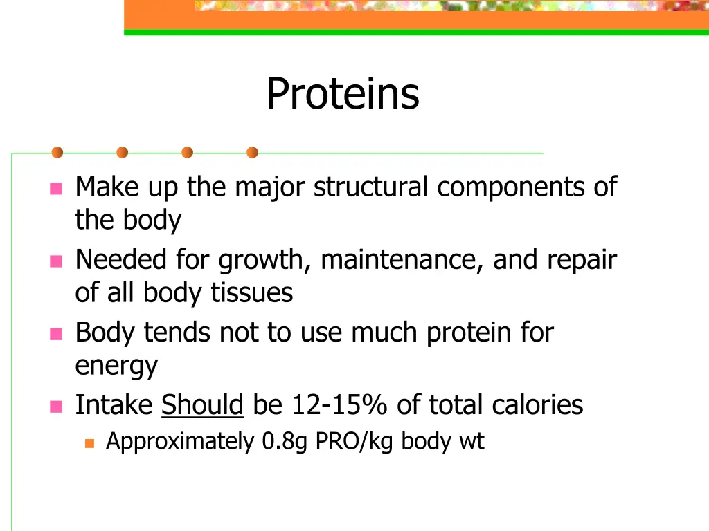 proteins