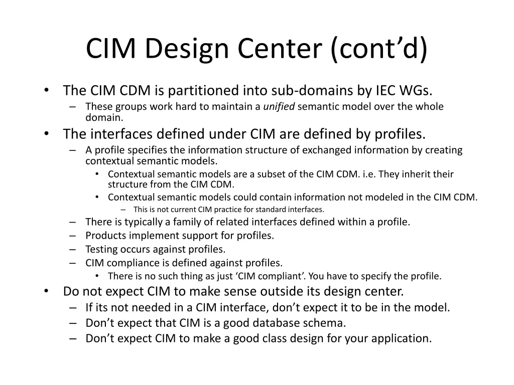 cim design center cont d