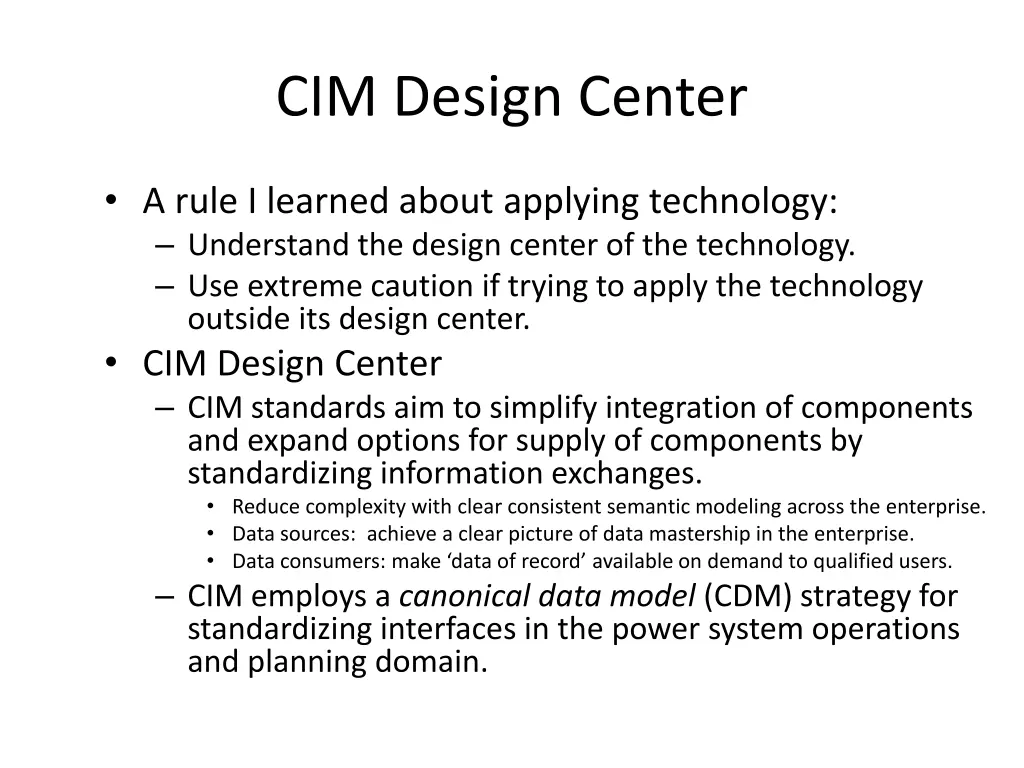 cim design center