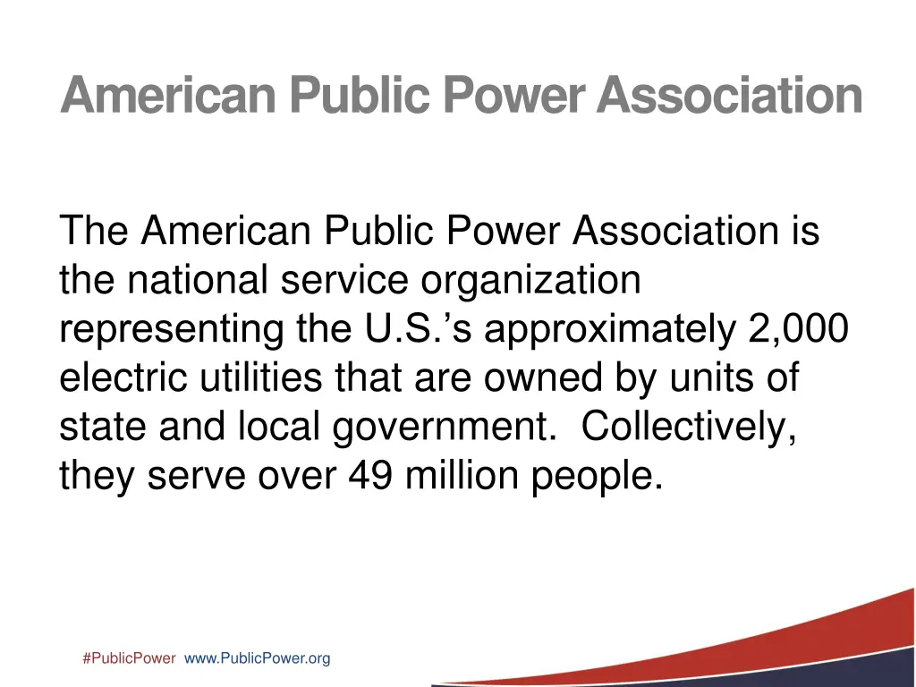 american public power association