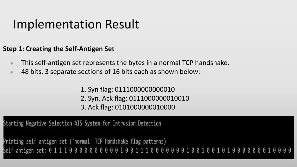 implementation result