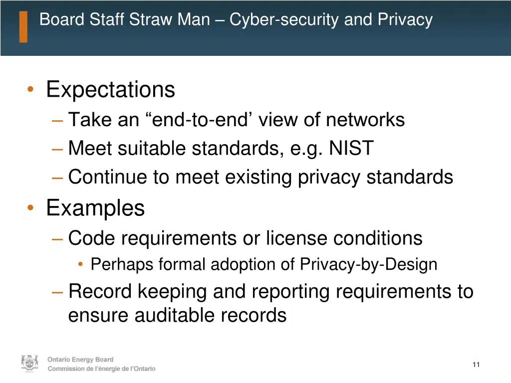 board staff straw man cyber security and privacy