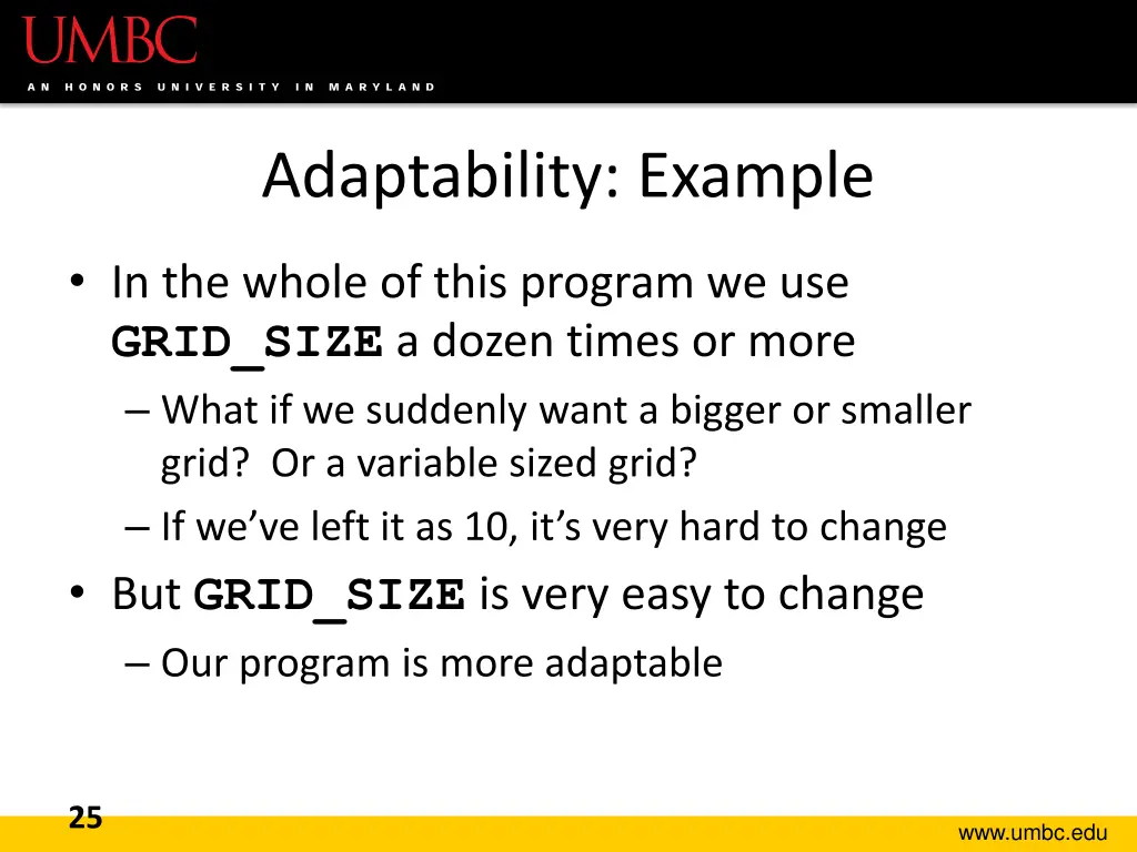 adaptability example 1