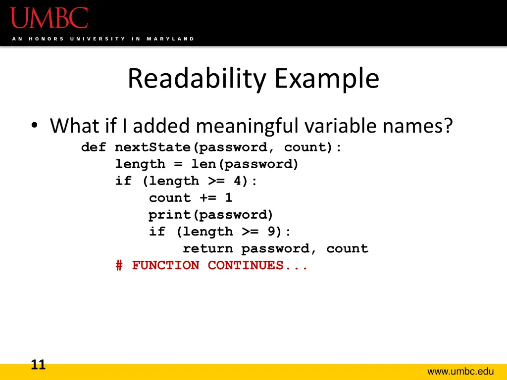 readability example 2