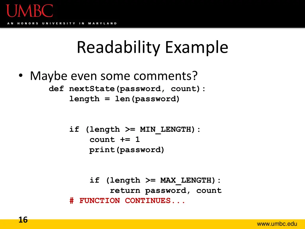 readability example 7