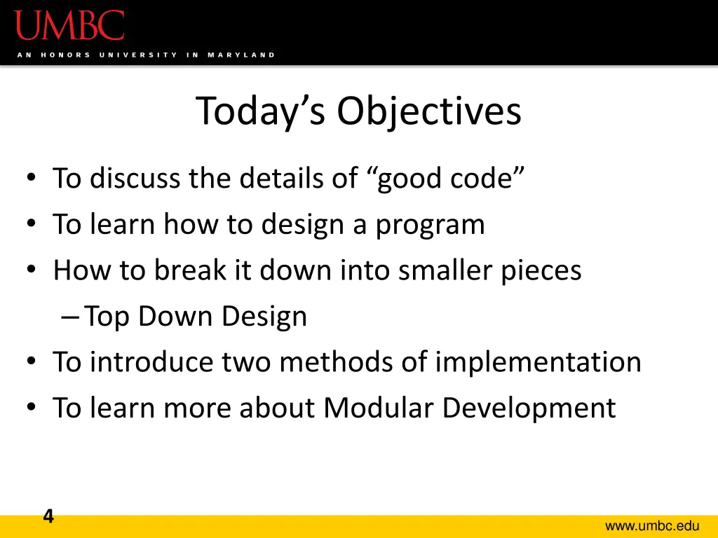 today s objectives