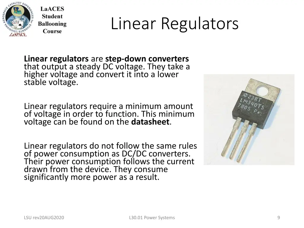 linear regulators