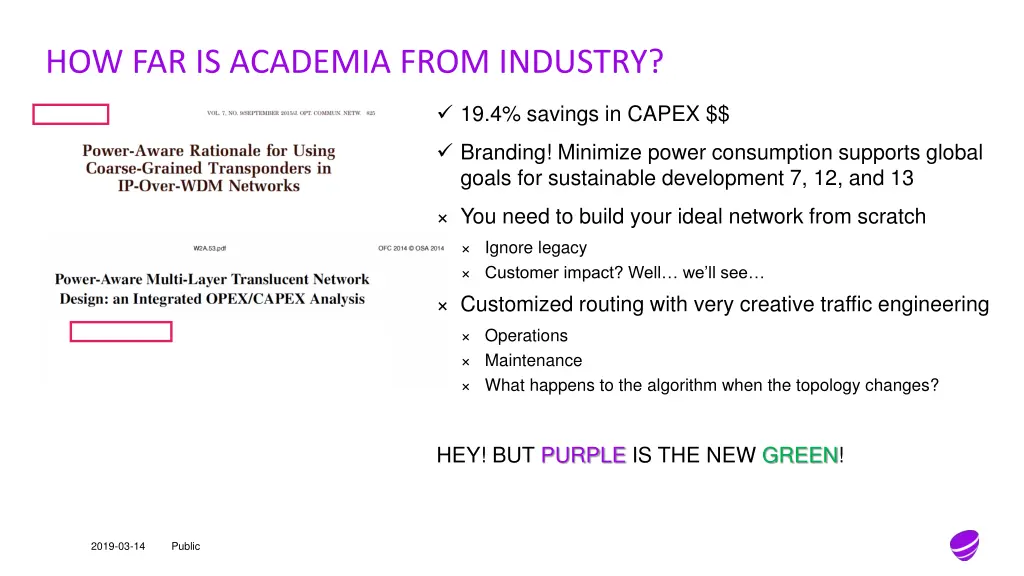 how far is academia from industry 1