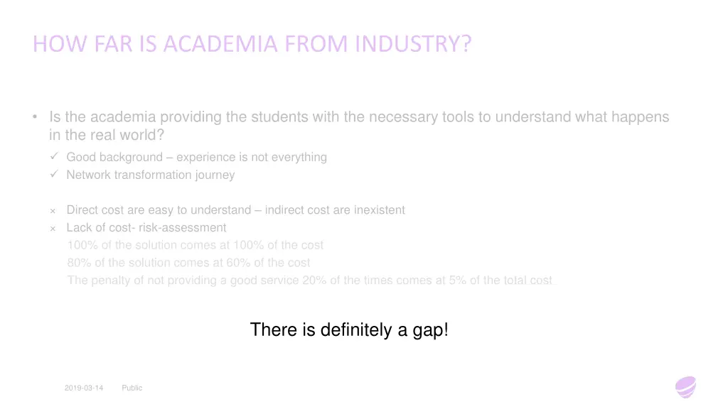 how far is academia from industry 2
