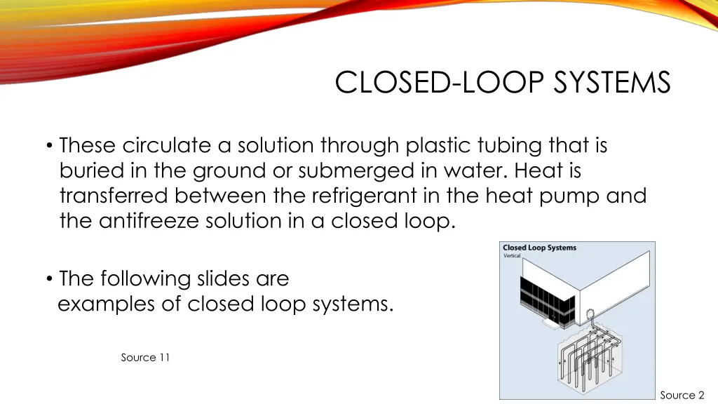 closed loop systems