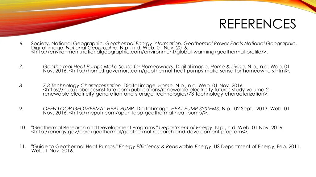references 1