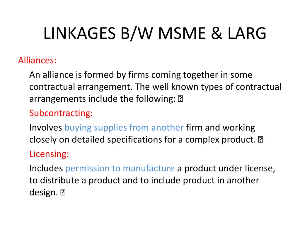 linkages b w msme larg 1