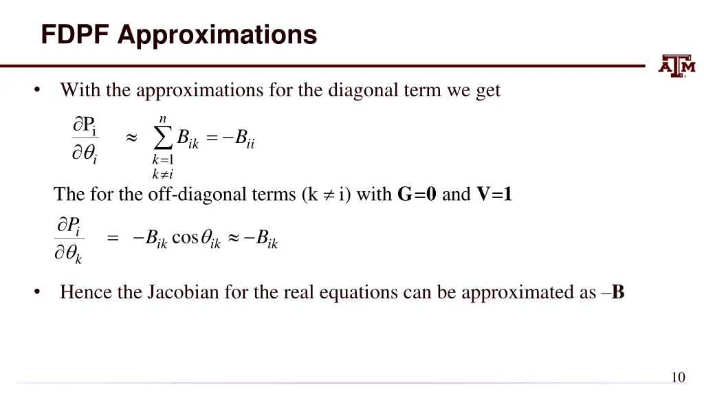 fdpf approximations 1