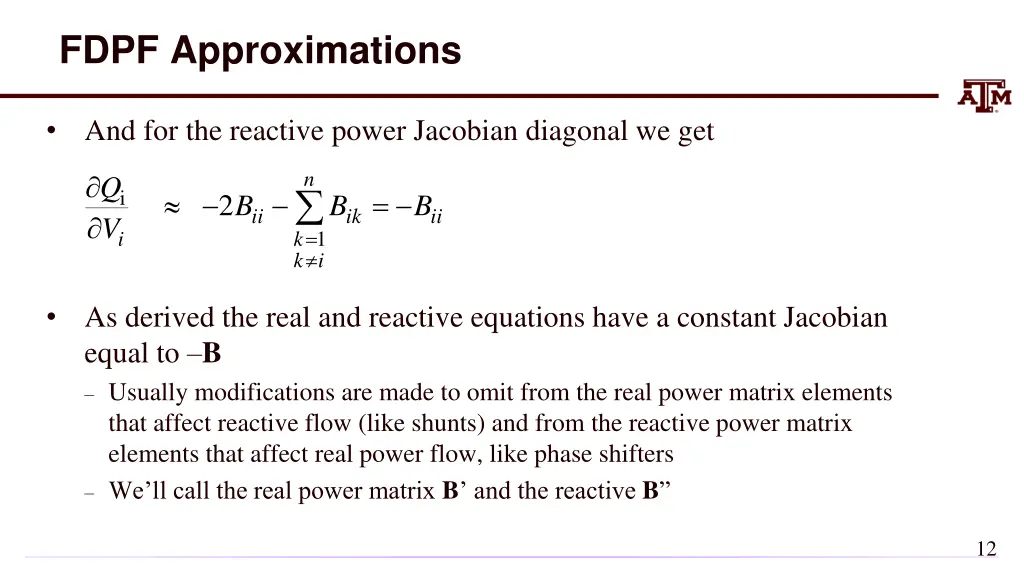 fdpf approximations 2