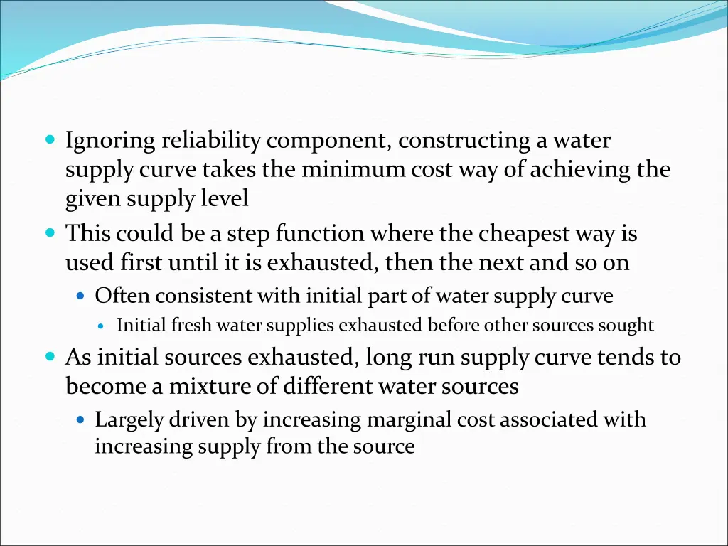 ignoring reliability component constructing