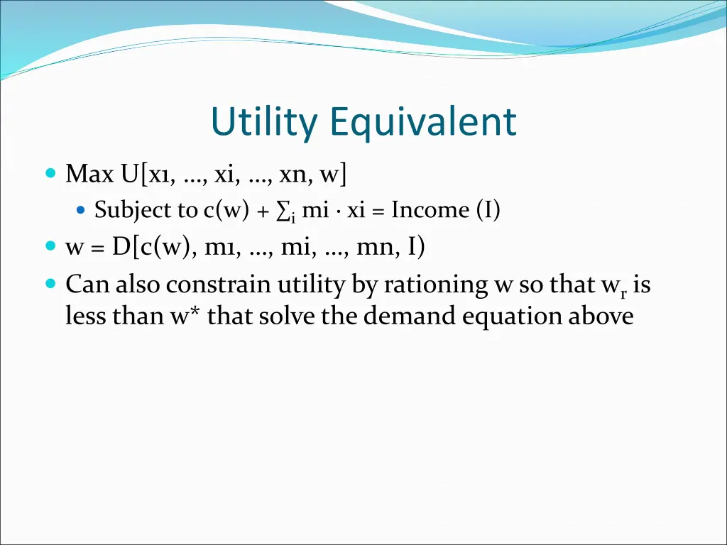 utility equivalent
