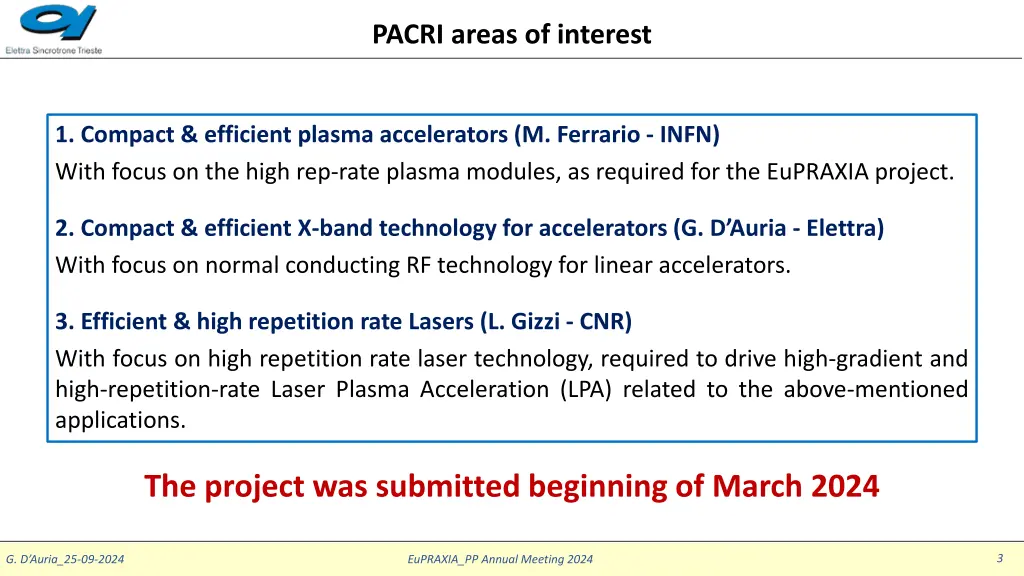 pacri areas of interest