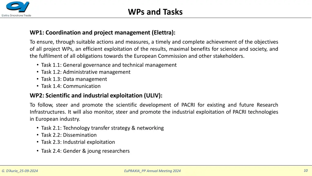 wps and tasks
