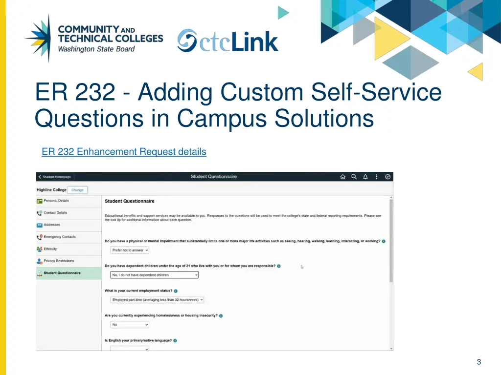 er 232 adding custom self service questions