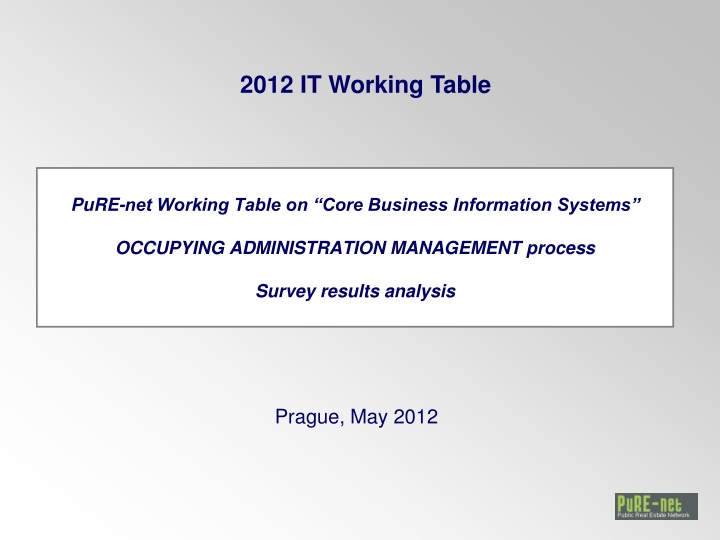 2012 it working table
