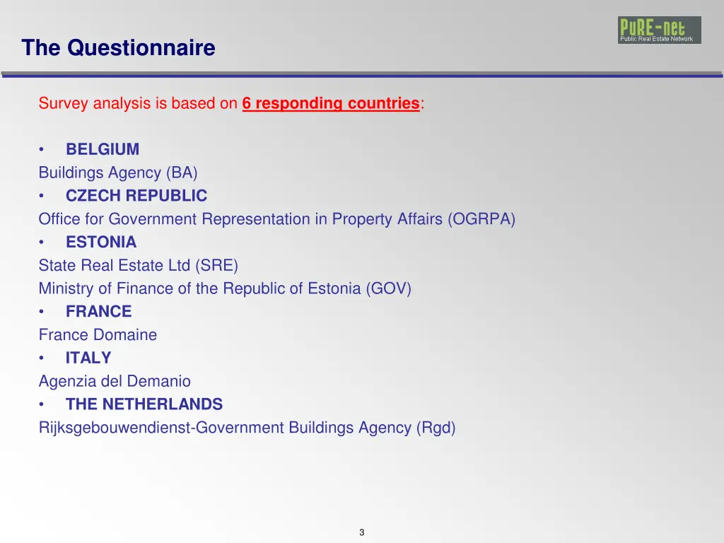 the questionnaire 1