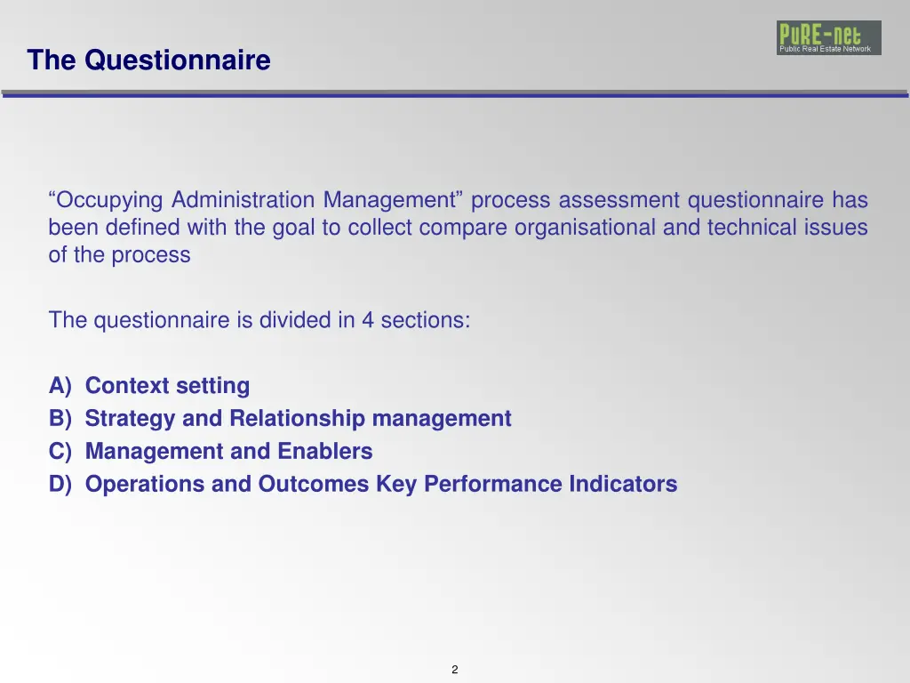 the questionnaire