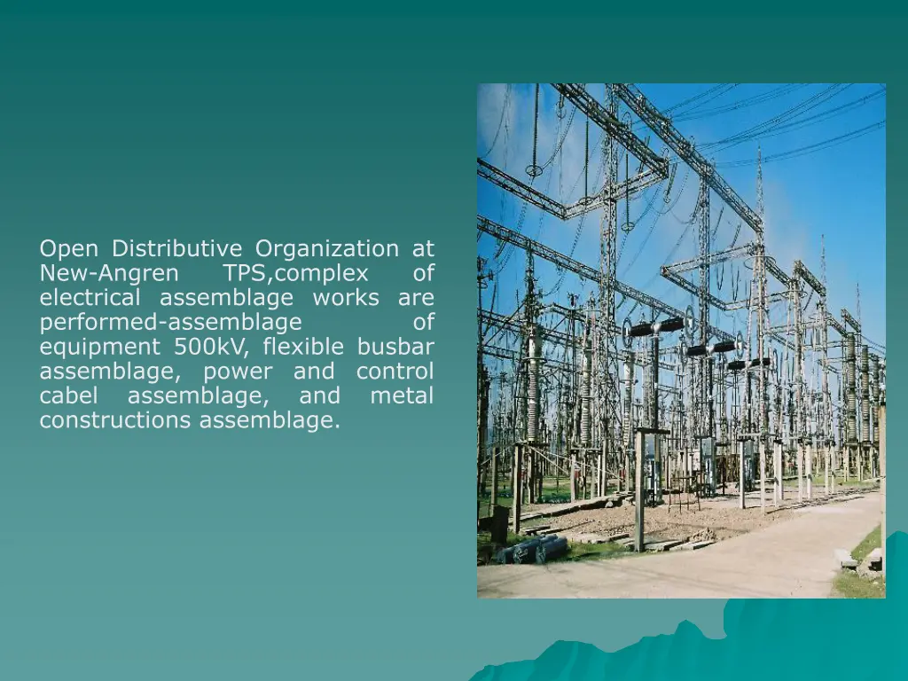 open distributive organization at new angren