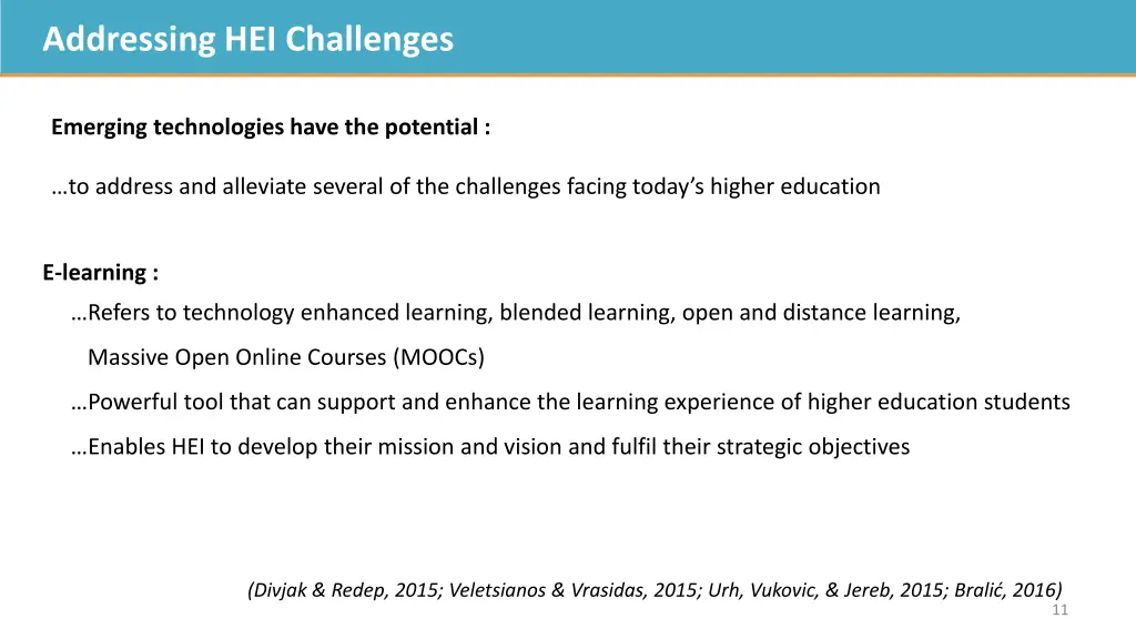 addressing hei challenges