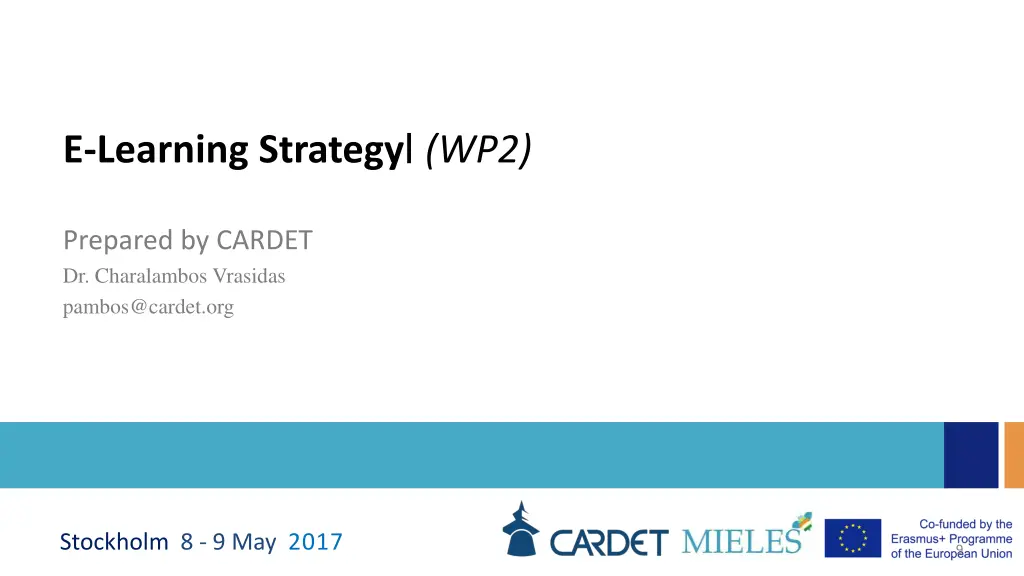 e learning strategy wp2
