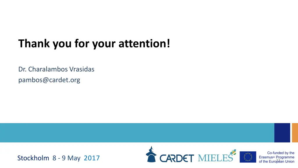 thank you for your attention