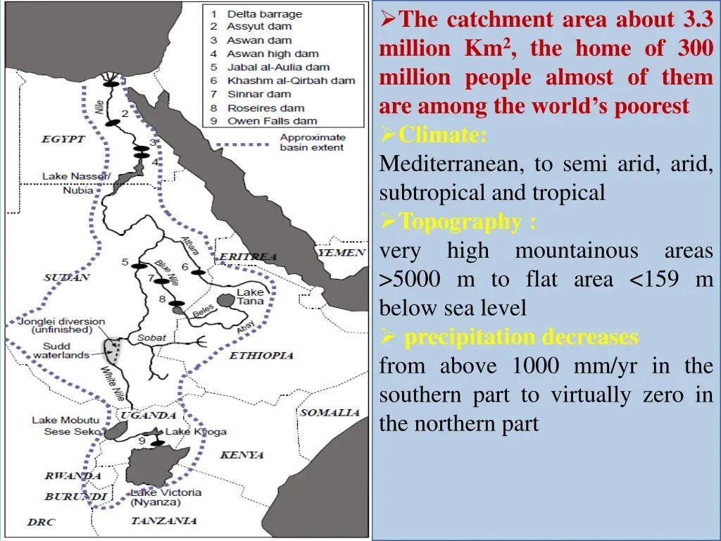 the catchment area about 3 3 million