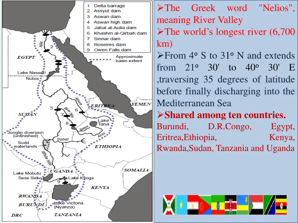 the greek word nelios meaning river valley