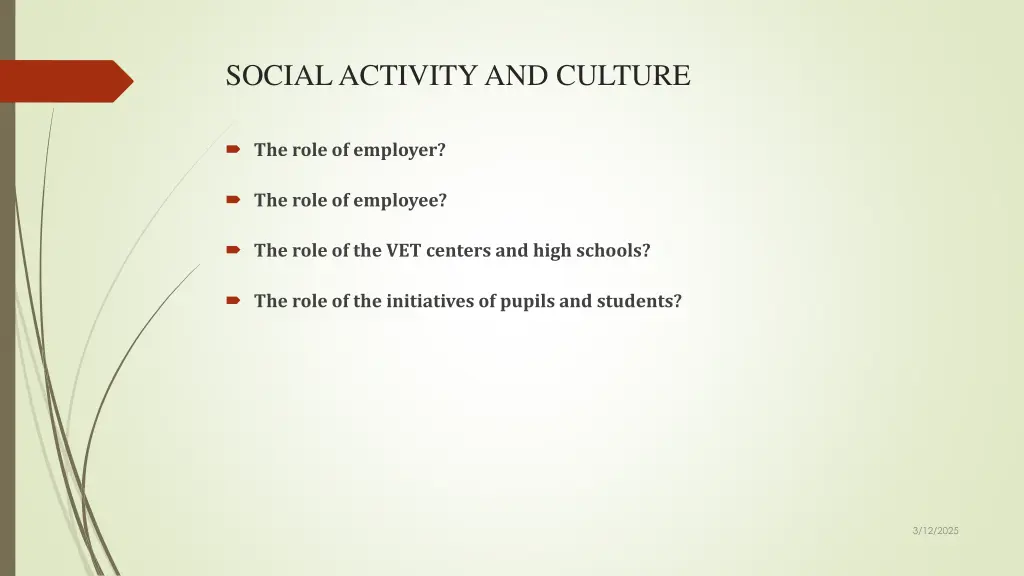 social activity and culture