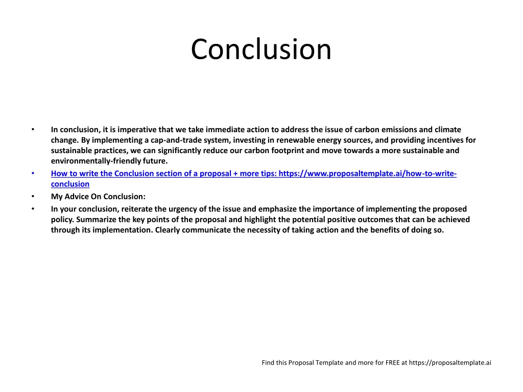 conclusion