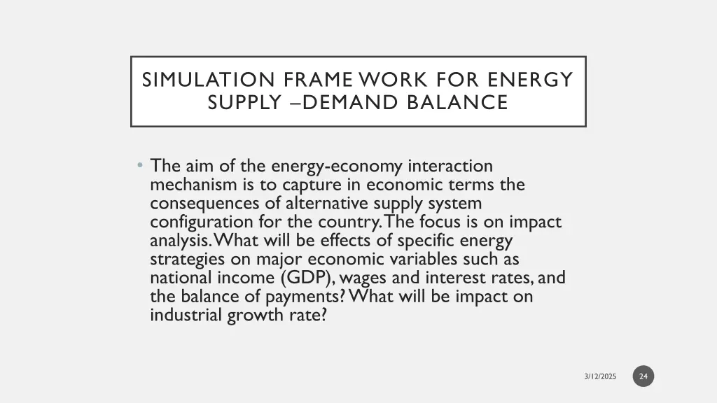 simulation frame work for energy supply demand 2