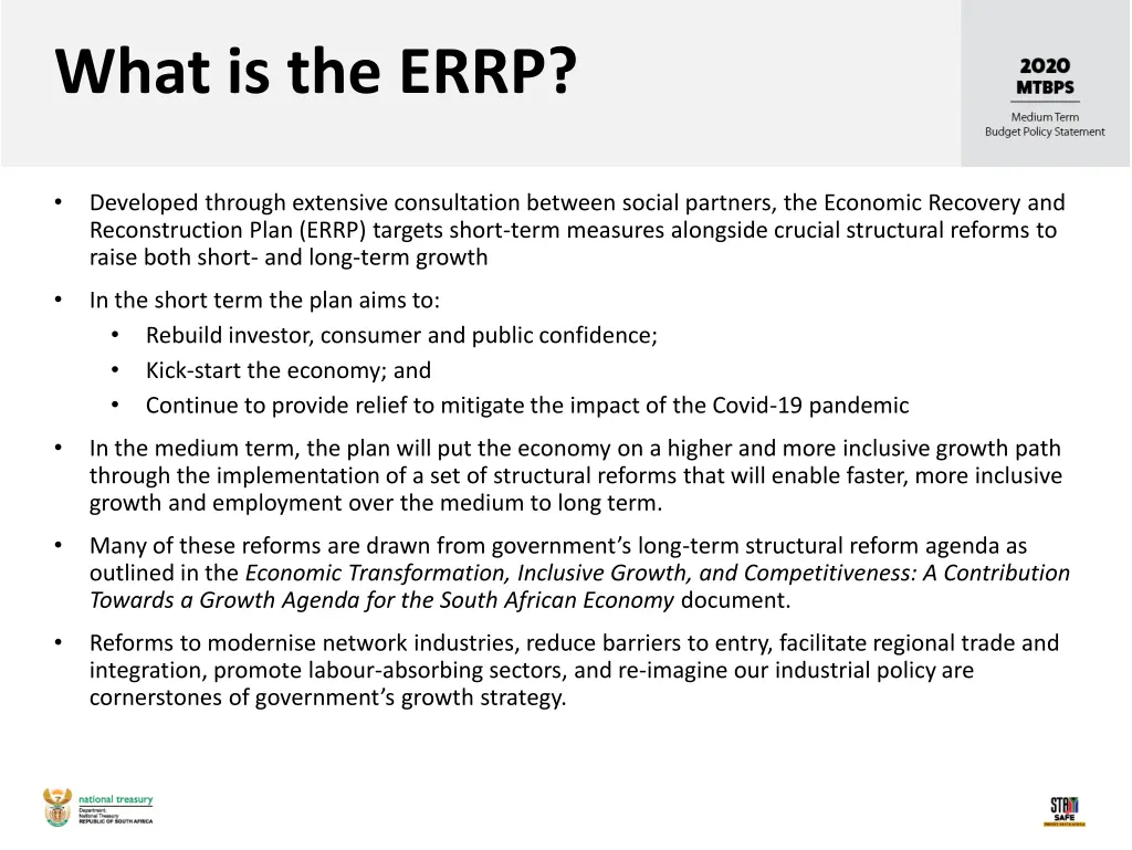 what is the errp