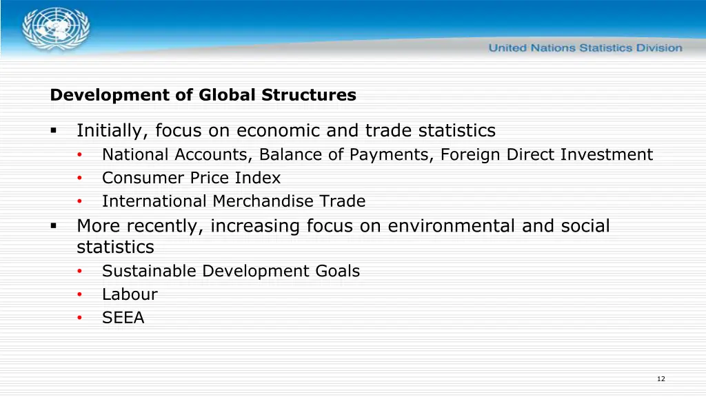 development of global structures