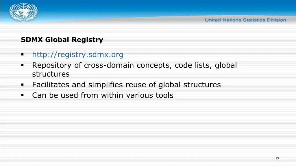 sdmx global registry