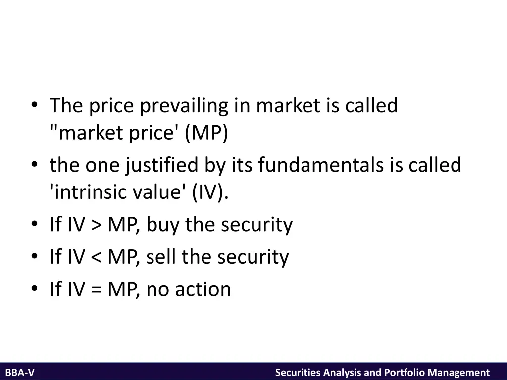 the price prevailing in market is called market