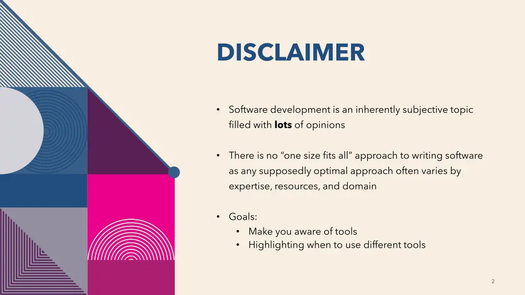 disclaimer