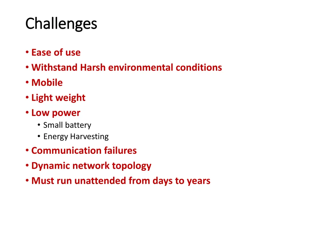 challenges challenges