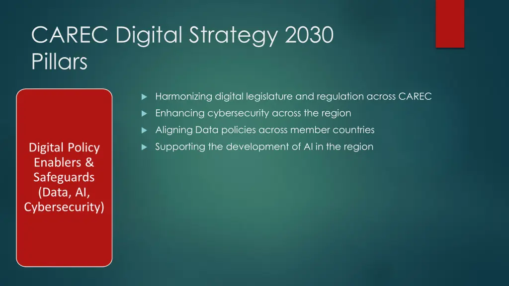carec digital strategy 2030 pillars 1