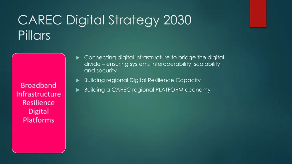 carec digital strategy 2030 pillars 2